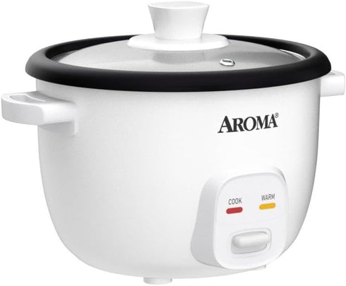 Aroma Housewares Rice & Grain Cooker - 4-Cups (Cooked) / 1Qt. (ARC-302NG), White