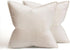 MIULEE Pack of 2 Decorative Velvet Throw Pillow Covers, 20x20 Inch Cream White Cushion Case for Sofa