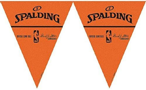 Spalding Pennant Banner, 12ft, Pack Of 6, Perfect For Game Day & Sports-Themed Parties