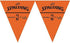 Spalding Pennant Banner, 12ft, Pack Of 6, Perfect For Game Day & Sports-Themed Parties