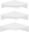 Homode Floating Corner Shelves, Set of 3 Wood Corner Wall Shelves with