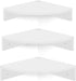 Homode Floating Corner Shelves, Set of 3 Wood Corner Wall Shelves with