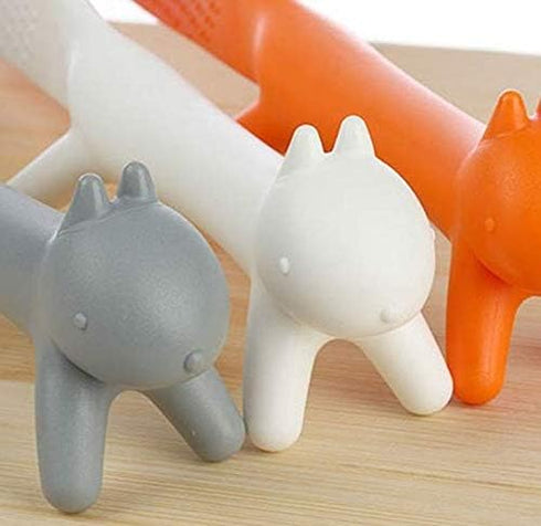 Pack of 3 Lovely Squirrel Shape Standing Spoon, Non-stick Rice Spoon, Creative Household Kitchen Tools