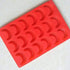 18 Cavity Moon Silicone Mold for Cake, Chocolate, Ice Tray, Panna Cotta, Pudding, Jelly Baking Mold, Pack of 2