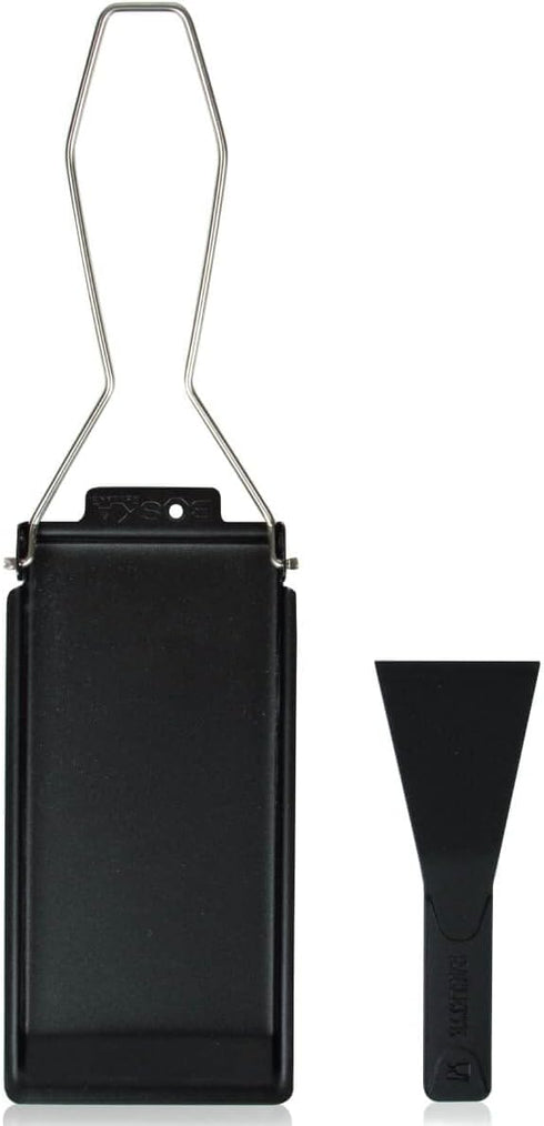 Boska Stainless Steel Cheese Barbeclette - Raclette Cheese Pan with Spatula, Cooking & Baking for up to 4 Persons