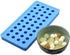 Mydio Mini Ice Ball Molds DIY Tool for Candy, Pudding, Jelly, Milk, Juice, Chocolate, Cocktails & Whiskey (1 Pack, Blue)