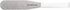 Mundial 5600 Series 6-inch Icing Spatula - White Handle