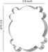 Door Frame Cookie Cutter Set - 2 Piece - 4.5” Door Frame, 2.7” Rectangle - Stainless Steel