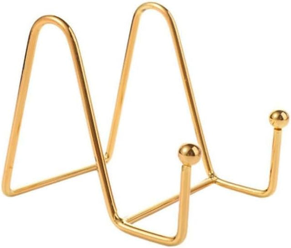 Plate Display Stands, Iron Easel Holder for Picture, Photo, Decorative Plate Dish, Tabletop Art, Metal Frame