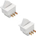 Heyiarbeit Refrigerator Door Light Switch 3Pin Universal Replacement LTK-17 Momentary NC AC 250V 0.5A, 2Pcs White
