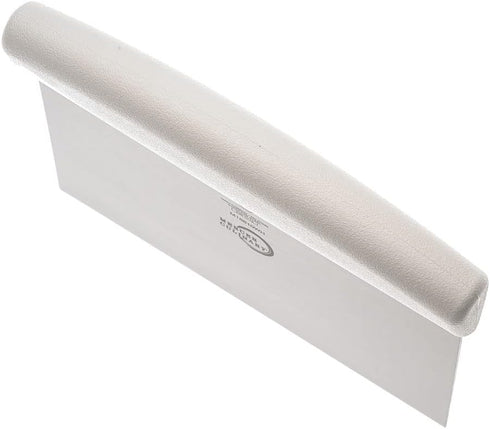 Mercer Culinary Millennia Bench Scraper - 5 7/8 Inch x 3 1/2 Inch Blade, White Handle