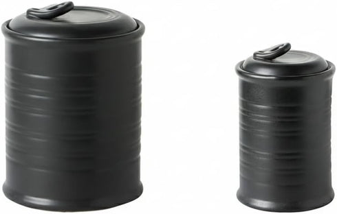 Nihow Set of 2 Ceramic Canisters for The Kitchen: 74/22 OZ Food