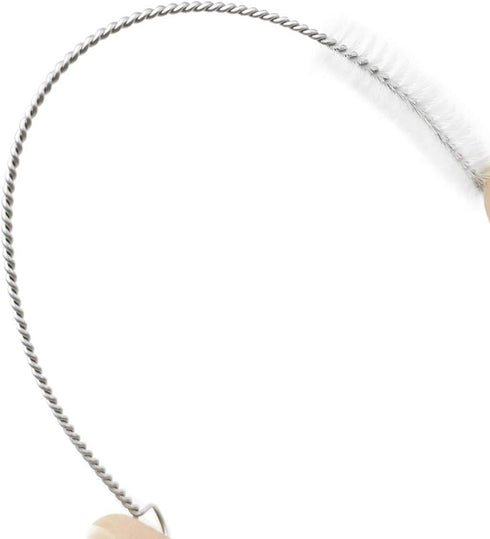 GFDesign Drinking Straw Cleaning Brushes Set, 15" Extra Long 10mm Extra Wide Pipe Tube Cleaner, Nylon Bristles,