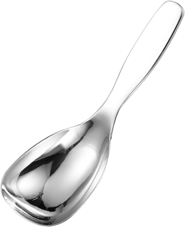 Serving Spoon, Metal Appetizer Spoons, Stainless Steel Serving Utensils, Non Stick Rice Scooper for Food Service