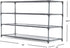 20 (4-Tier Home Basics Pair Non-Woven Shoe Rack Wide)