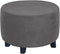 Velvet Round Ottoman Slipcover Ottoman Covers Footstool Protector Covers Storage Stool Ottoman