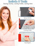 Window Privacy Film, Frosted Glass Window Film for Sun Blocking, Static Clings Removable Bathroom Door Window Covering,