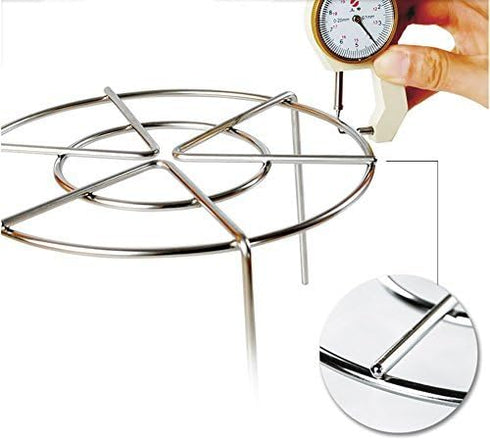 Steam Rack, Steaming Rack Stand, Heavy Duty Stainless Steel Multi-function (5.9" Diameter X2" High)