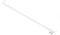 Fantasia Adjustable Width Single Curtain Rod, 66-120 Inch, with Brackets & Hardware, Easy to Install