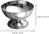 DOITOOL 2PCS Stainless Steel Ice Cream Bowls Set, Footed Dessert Cups for Sundae, Ice Cream, Snack