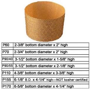 Panettone Mold - P155, 12 Pieces
