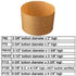 Panettone Mold - P155, 12 Pieces