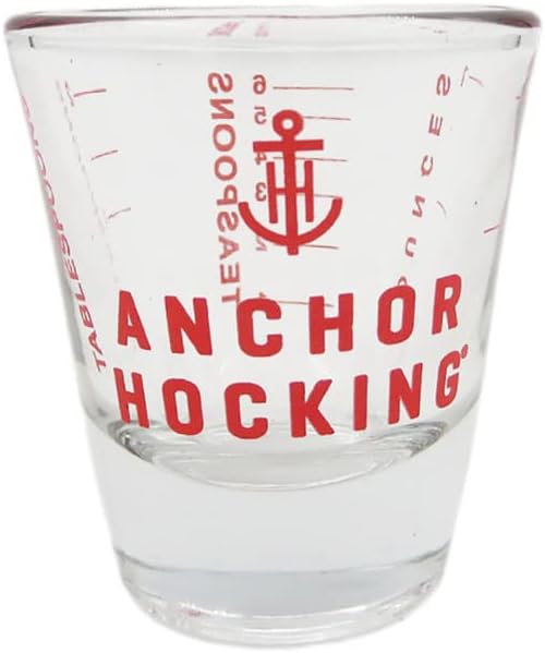 Anchor Hocking 1-Ounce Shot Measure, Glass