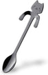 Japanese Crafted Metal Tea Spoons - Hookable Designs for Cups, Ideal for Tea Time, Durable, Gift for Friends
