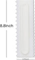 4 Pcs/set Plastic Cake Scraper Decorating Tools, Sawtooth Comb, Mousse Butter Cream Icing Smoother for DIY Baking