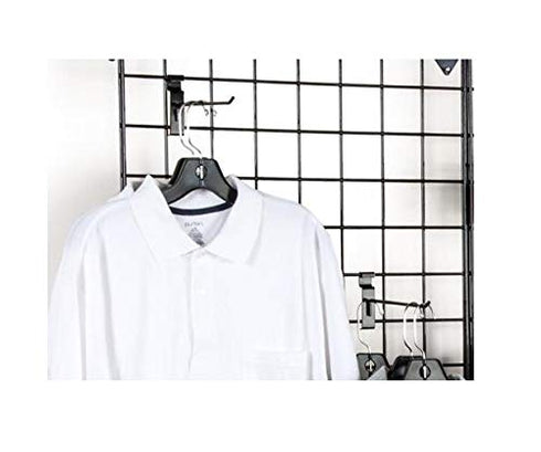 NAHANCO 8" Black Metal GWH8B Gridwall Peg Hooks (Pack of 12)
