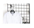 NAHANCO 8" Black Metal GWH8B Gridwall Peg Hooks (Pack of 12)