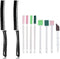 Small Crevice Cleaning Brushes Tool Kit, Disposable Toilet Brush, Deep Cleaning Brush for Stove Gap, Shower Nozzle