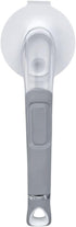 Smilyeez Caddy Combo, Sink Caddy with Smiling Dishwand & 2 Scrub Brushes (White & Grey)