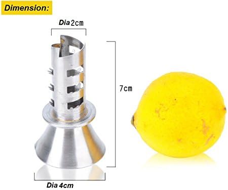 Citrus Lemon Juicer Squeezer - Hand Press Stainless Steel Manual Reamer for Fresh Juice