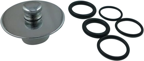 Kingston Brass DTL5304A1 Universal Quick Cover Up Tub Stopper, Polished Chrome