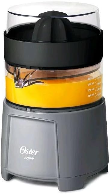 Oster Electric Citrus Juicer, High-Performance Silver 75 Watt Motor for Oranges and Lemons