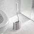 Slimline Set, Joseph Joseph Flex Lite Silicone Toilet Brush with Holder Flexible Head, drip, Anti-Clog deep Clean