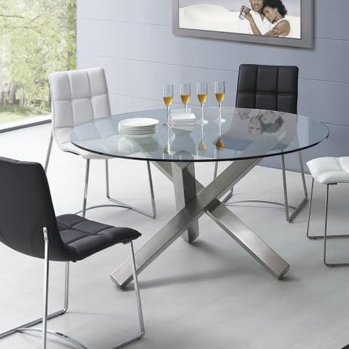 Top,1/4" Inch 18" Inch Round Glass Table Thick Tempered Pencil Edge Polish Glass Table Top Suitable for Dining, Coffee