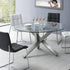 Top,1/4" Inch 18" Inch Round Glass Table Thick Tempered Pencil Edge Polish Glass Table Top Suitable for Dining, Coffee