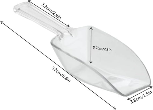20 Pack Plastic Buffet Serving Tongs, Mini Serving Utensil Tongs for Appetizers and Ice
