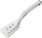 Alipis 2 in 1 Grip and Flip Spatula Tongs, Silicone Egg Flipper for Pancakes, Fish, Omelet, Steak, White