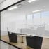 LEMON CLOUD Self-Adhesive Privacy Window Film, No-Glue Static Cling Stripe Pattern, 17.5 x 78.7 Inch