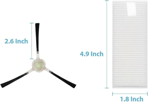 Replacement Parts for Lefant M210, M210S, M210B, M213, OKP Life K2, K3, K3A, K4, K5 Robot Vacuum Cleaner