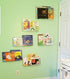 8 Pack 15 Inch (8 Pack) Sooyee Acrylic Invisible Kids Floating Bookshelf for Kids Room,Modern Picture Ledge Display Toy