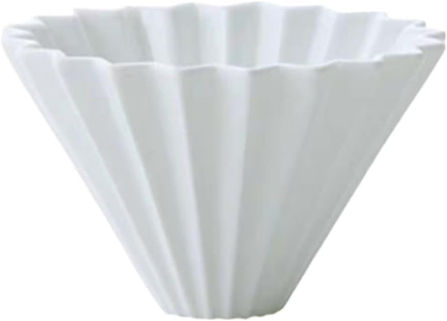 Origami Filter Cup, Ceramic Pour Over Coffee Maker, Easy Manual Brew Maker for Home, Cafe, Camping