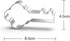 Small Key and House Cookie Cutters Set - Stainless Steel