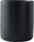 Black Kitchen Utensil Holder for Countertop, Matte Cooking Utensils Holder, Modern Ceramic Crock Easy to Clean for