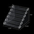 PMMASTO Countertop, 6 Countertop, Tiered Spice Rack, Seasoning Organizer, Clear Acrylic Vertical Shelves Can Organizer