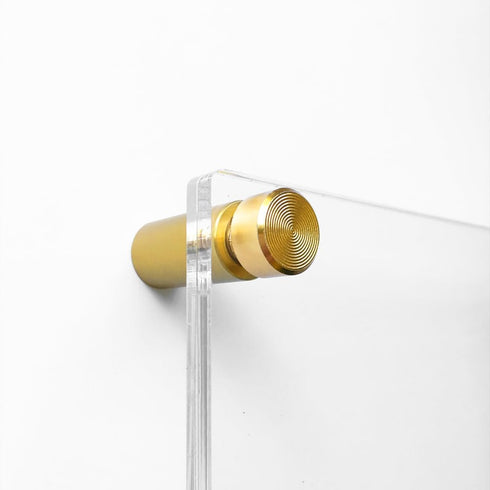Wexel Art 1" Gold Stainless Steel Mounting Hardware for Acrylic Floating Frames, Pack of 4