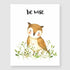 Bestbuddy Pet Set of 6 Unframed Woodland Animals Art Prints (8X10) for Kids Baby Girl Room Decor